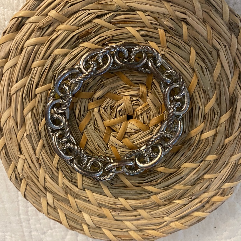 Silver Chunky Chain Bracelet